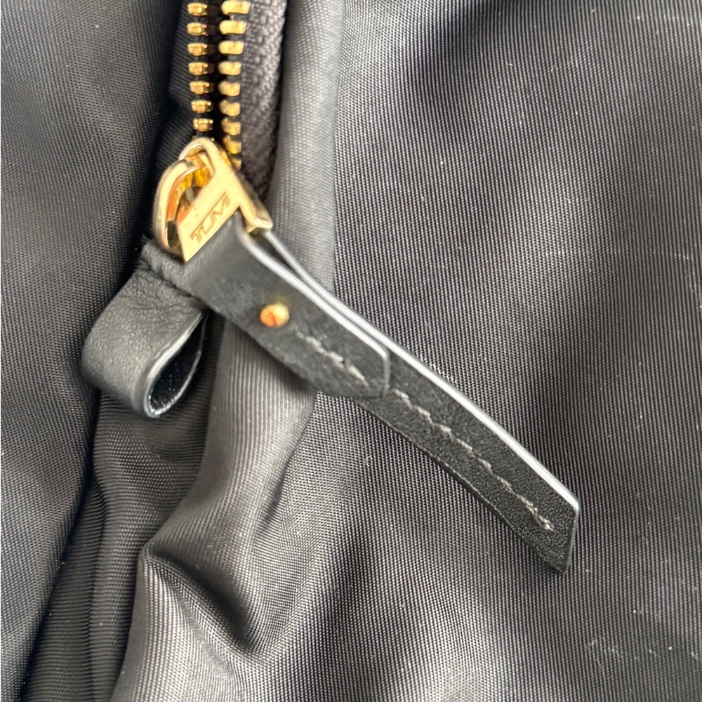 TUMI Voyageur Capri Black Crossbody Bag with Gold Hardware - Picture 5 of 16